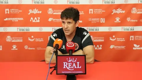 Duda, entrenador del Jimbee Cartagena FS (foto: Jimbee Cartagena)