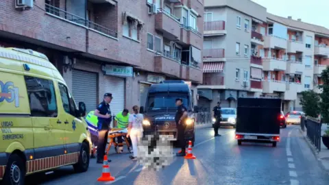 Un veh&iacute;culo atropella a una se&ntilde;ora de 80 a&ntilde;os, causando su fallecimiento. (foto: Polic&iacute;a Local de Murcia)