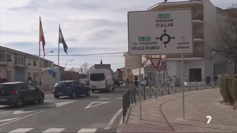 Tramo de la carretera que une Caravaca de la Cruz con el municipio granadino de C&uacute;llar (foto: La 7)
