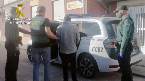 Imagen del detenido (foto: Guardia Civil)