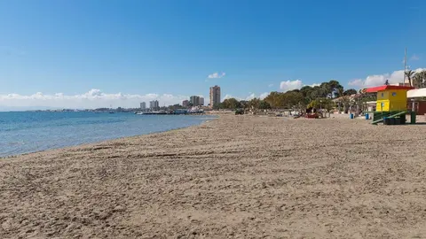 Playa El Castillico de Santiago de la Ribera