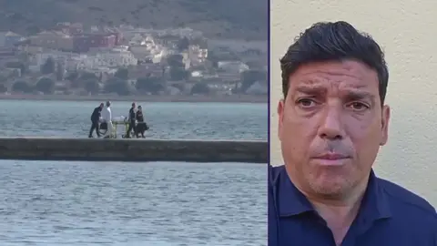 Sergio Marco, abogado de la familia de Ivo Petrov (foto: La 7)