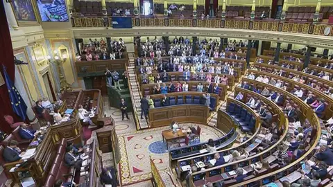 Foto de archivo de una sesi&oacute;n plenaria en el Congreso