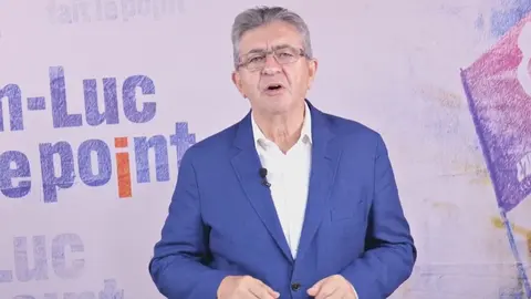 Jean-Luc Melench&oacute;n, candidato a la presidencia de Francia (foto: La 7)