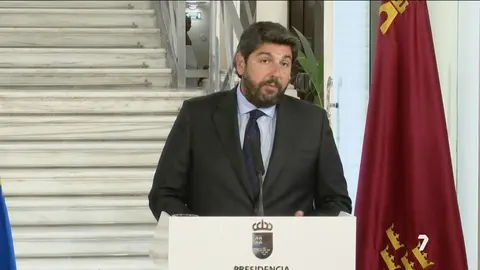 Fernando L&oacute;pez Miras durante su intervenci&oacute;n de este lunes (foto: La 7)