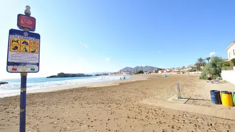 Playa de Bah&iacute;a, en el Puerto de Mazarr&oacute;n