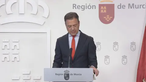 Marcos Ortu&ntilde;o durante la rueda de prensa tras el Consejo de Gobierno (foto: La 7)