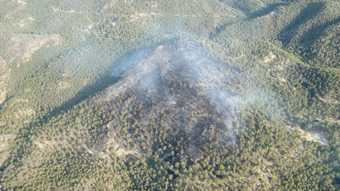Incendio en El Valle Perdido