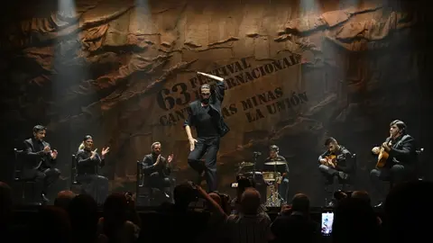 Eduardo Guerrero, la &lsquo;fragua&rsquo; del baile flamenco que prendi&oacute; la noche en el Cante de las Minas (foto: Cante de las Minas)