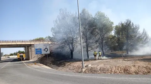 Incendio de vegetaci&oacute;n en Ceheg&iacute;n