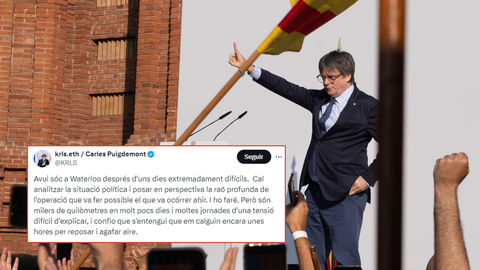 Tuit de Carles Puigdemont