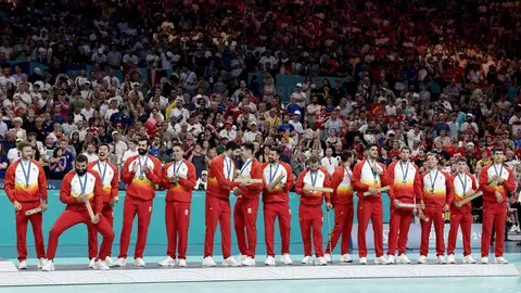Espa&ntilde;a recibe la medalla de  bronce de los Juegos Ol&iacute;mpicos de Par&iacute;s 2024 en balonmano masculino (foto: Agencias)