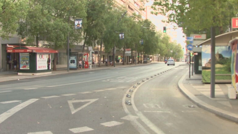 Murcia, desierta en el puente