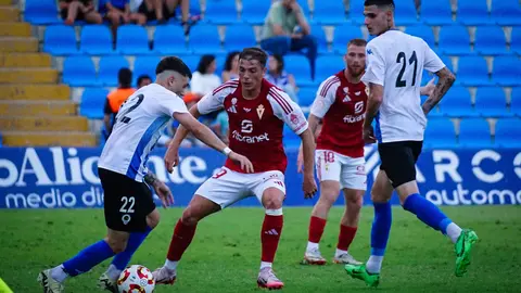Encuentro de pretemporada entre el H&eacute;rcules y el Real Murcia en el Rico P&eacute;rez que se llev&oacute; el conjunto alicantino tras ganar 2-1 (foto: Real Murcia)