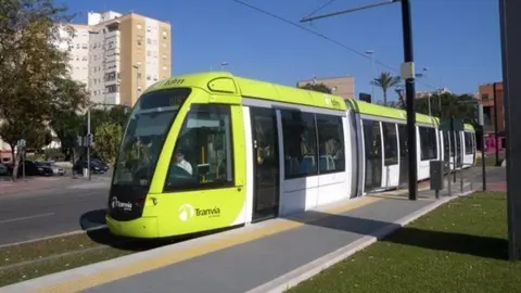Imagen del tranv&iacute;a de Murcia