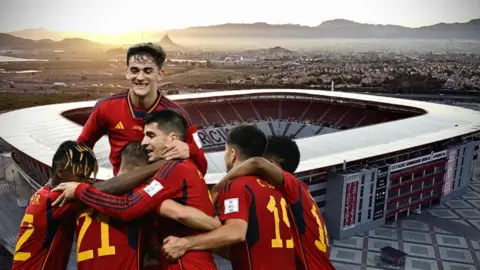 Selecci&oacute;n Espa&ntilde;ola en el Enrique Roca