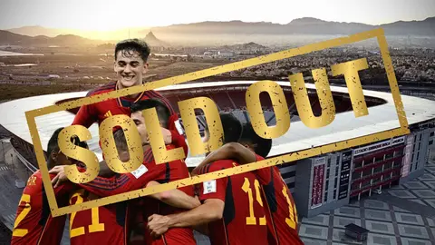 Agotadas las entradas del partido entre Espa&ntilde;a y Dinamarca en Murcia de la Nations League (foto: La 7)