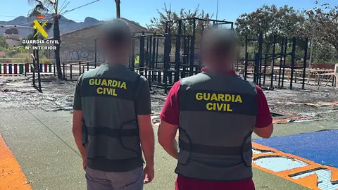 Investigado un menor por el incendio de un parque infantil en Jumilla (foto: GC)