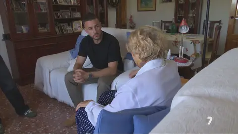 V&iacute;ctima del robo (foto: La 7)