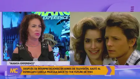 Claudia Grace Wells, la actriz que interpretaba a Jennifer Parker en 'Regreso al Futuro' (foto: La 7)