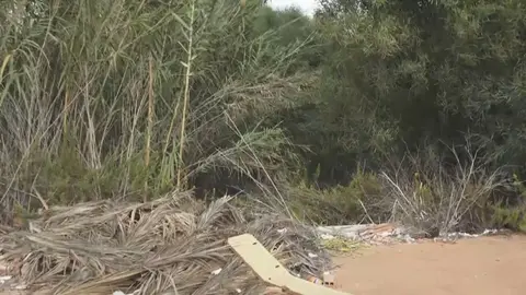 Zona donde ha aparecido el cad&aacute;ver (foto: La 7)