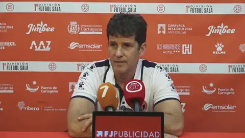 Duda, entrenador del Jimbee Cartagena (foto: La 7)