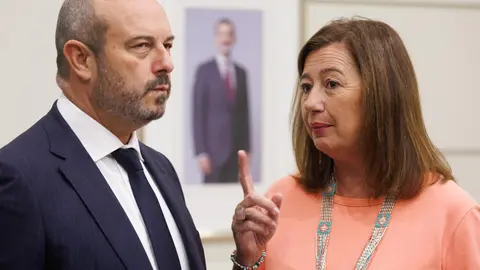 El presidente del Senado, Pedro Roll&aacute;n y la del Congreso de los Diputados, Francina Armengol