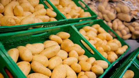 Patata a granel en Mercadona