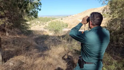 Dispositivo de b&uacute;squeda de la Guardia Civil