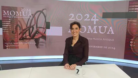 Mar&iacute;a &Aacute;ngeles Zapata, directora art&iacute;stica del MOMUA, en 7 Noticias (foto: La 7)