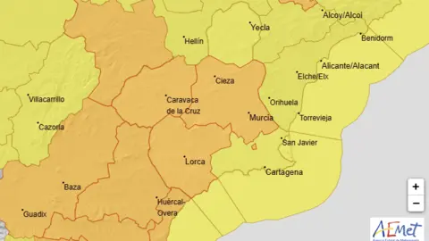 Avisos para este martes, 29 de octubre (foto: AEMET)