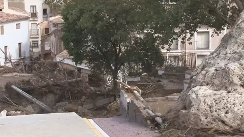 Da&ntilde;os ocasionados por la DANA en Letur (Albacete) (foto: La 7)
