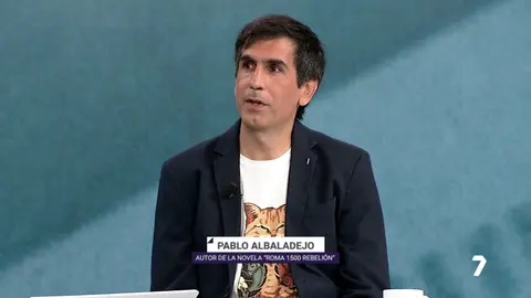 El escritor murciano Pablo Albaladejo (foto: La 7)