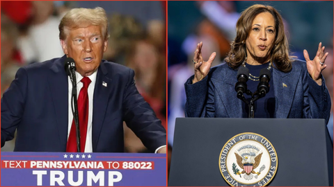 Donald Trump y Kamala Harris