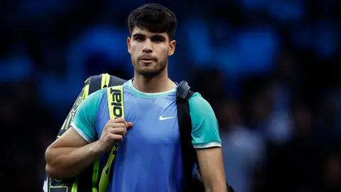 Carlos Alcaraz en las ATP Finals, en una foto de archivo.