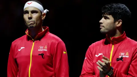 Nadal y Alcaraz, en la Copa Davis