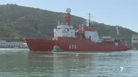El buque de investigaci&oacute;n oceanogr&aacute;fica 'Hesp&eacute;rides' (foto: La 7)