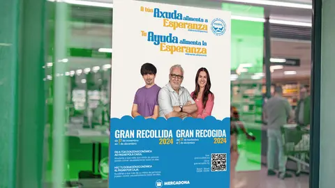 Mercadona se suma a la Gran Recogida de alimentos organizada por FESBAL
