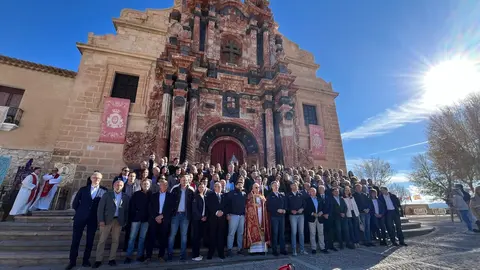 Feij&oacute;o visita Caravaca de la Cruz (foto: La 7)