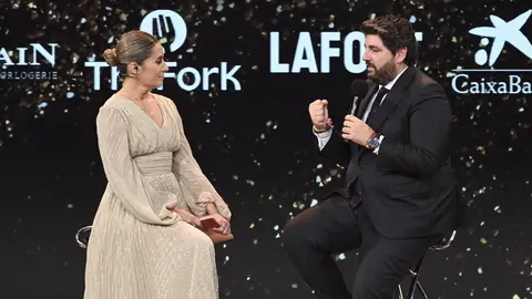 Fernando L&oacute;pez Miras en la Gala Gu&iacute;a Michelin 2025 celebrada en Murcia