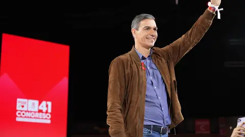 Pedro S&aacute;nchez, durante el Comit&eacute; Federal del PSOE
