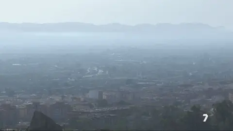 Imagen de este lunes desde Lorca (foto: La 7)