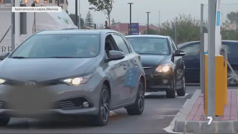 Parking disuasorio de Murcia Aparcamurcia Loaysa situado en el barrio de La Flota (foto: La 7)