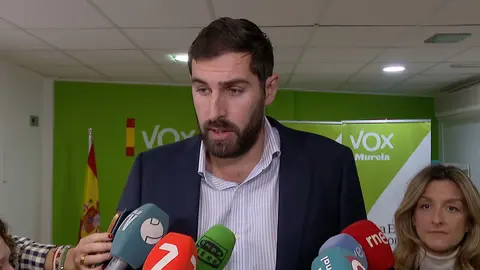 Jos&eacute; &Aacute;ngel Antelo, l&iacute;der de Vox en la Regi&oacute;n de Murcia (foto: La 7)