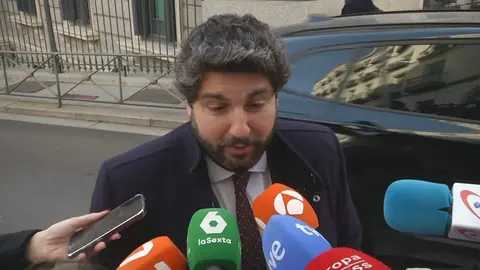 El presidente de la Regi&oacute;n de Murcia, Fernando L&oacute;pez Miras, en el acto del D&iacute;a de la Constituci&oacute;n en Madrid (foto: La 7)