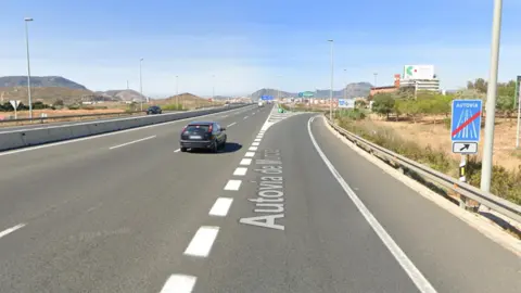 Salida 191 de la autov&iacute;a A-30 (foto: Google)