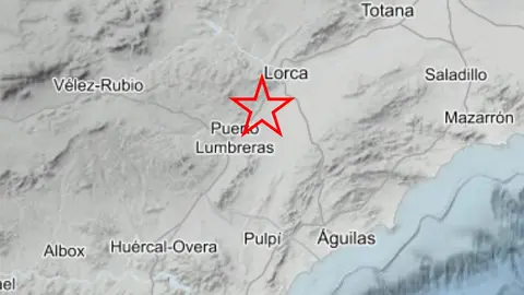 Terremoto en Puerto Lumbreras (foto: IGN)