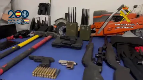 Desarticulan un grupo criminal afincado en la Regi&oacute;n que rob&oacute; numerosas cajas fuertes en diferentes provincias (foto: PN)