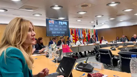 La consejera de Empresa, Empleo y Econom&iacute;a Social, Marisa L&oacute;pez, durante la sectorial celebrada en el Ministerio de Econom&iacute;a, Comercio y Empresa.