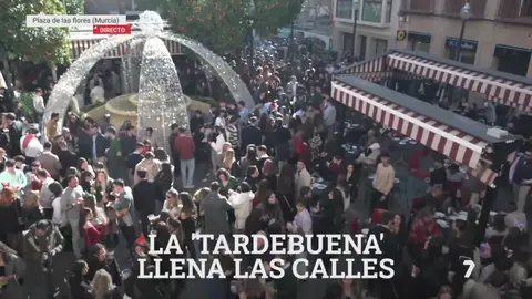 La 'tardebuena' pone el ambiente navide&ntilde;o en la Regi&oacute;n (foto: La 7)